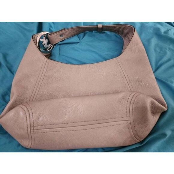 Michael Kors Gray Leather Purse - Picture 6 of 10